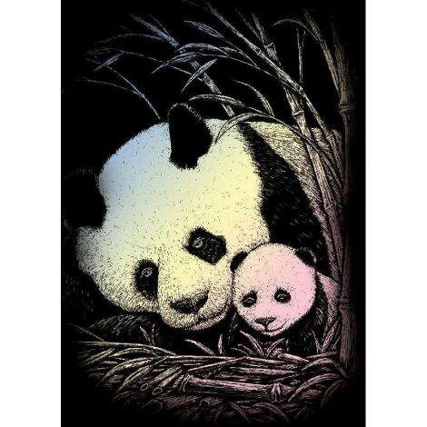 Wydrapywanka R&L A5 Holo, Panda - 2